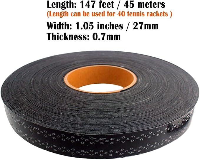 GLL Super Long Breathable Racket Overgrip, Super Absorbent Skid Resist Absorb Sweat Grip Tape, Handles Protection for Tennis Badminton Racquetball Squash Baseball