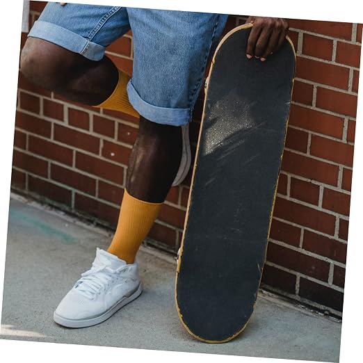 Alasum 5pcs Slip Sandpaper Skateboard Grip Tape Sheets Rubberized Grip Tape for Longboard Skateboard
