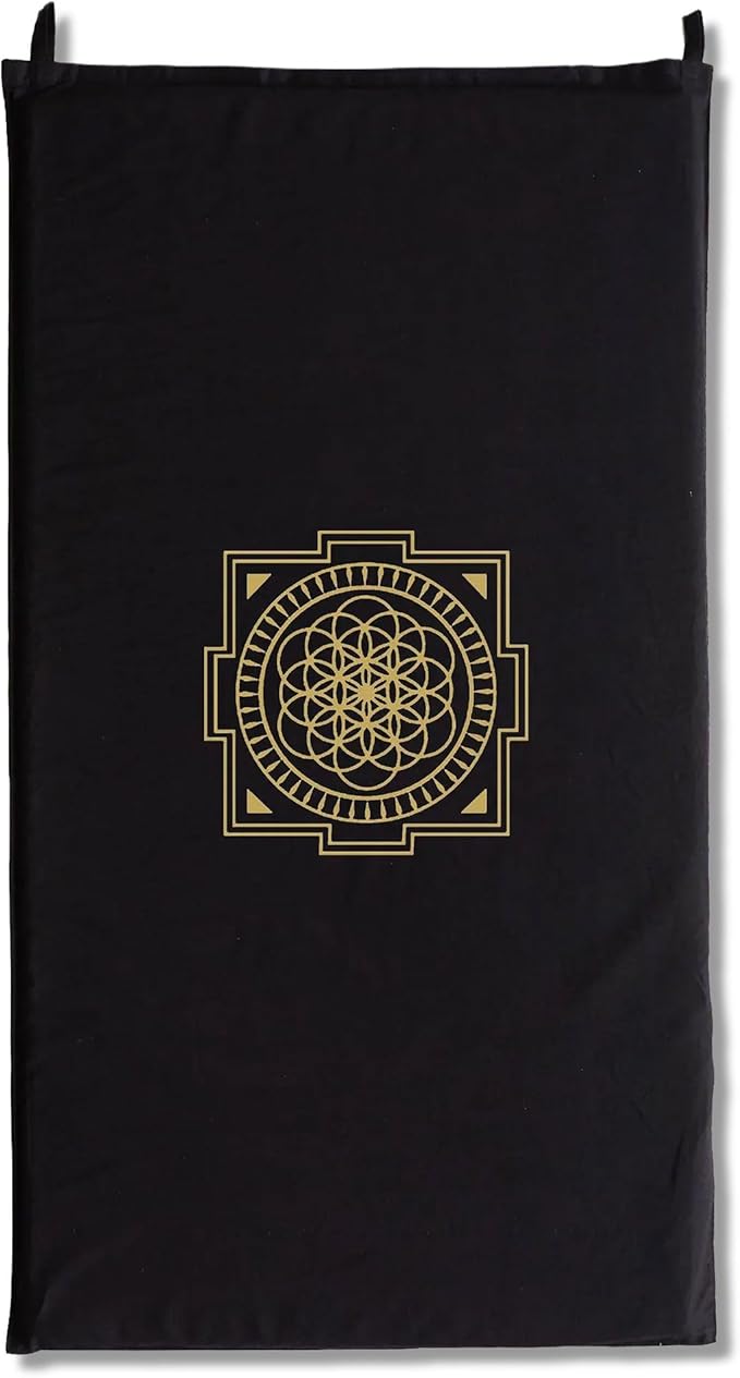 ShaktiMat Acupressure Mat for Relaxation, Massage Muscles, Aid Sleep & Unlock Inner Tension, Similar to Acupuncture, No Needles Required (Classic, Level 1, Shakti Black)