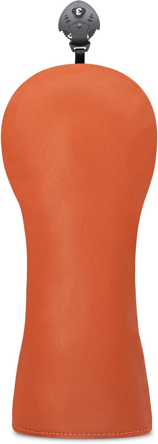 Golf Accessories Golf Club Covers for Driver, Fairway, Hybrids - Golf Driver Headcover/Golf Fairway Wood Head Cover/Hybrid Headcover for Men/Women Golfer