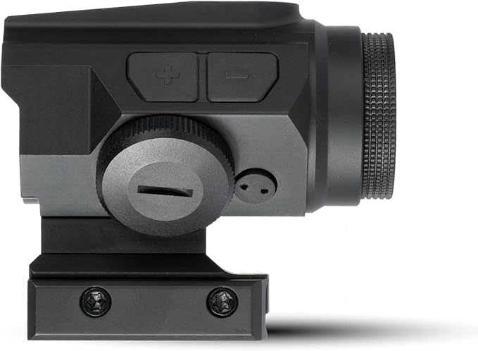 Monstrum Ruckus (e) 3X Prism Scope with Electronic Button Control and Shake Awake