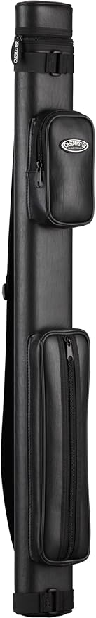 Casemaster by GLD Products Q-Vault Classic Billiard/Pool Cue Hard Case, Holds 1 Complete 2-Piece Cue (1 Butt/1 Shaft),Black,One Size