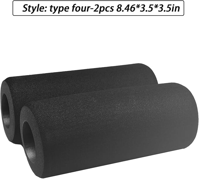 Foot Foam Pads Rollers Replacement, Buffer Leg Tube Sponge for Marcy Smith Cage Machine, Padding Cover for Home Gym System Part Accesories.