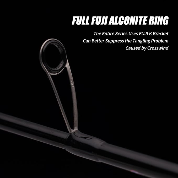 PURELURE Telescopic Fishing Rod Ultralight/Light, Portable Travel Rod 5'9'' | Carbon Fiber Rod Spinning & Casting, FUJI Alconite Ring and Reel Seat, One-Piece Mixed Carbon/4A Cork Handle, Spare Solid Tip