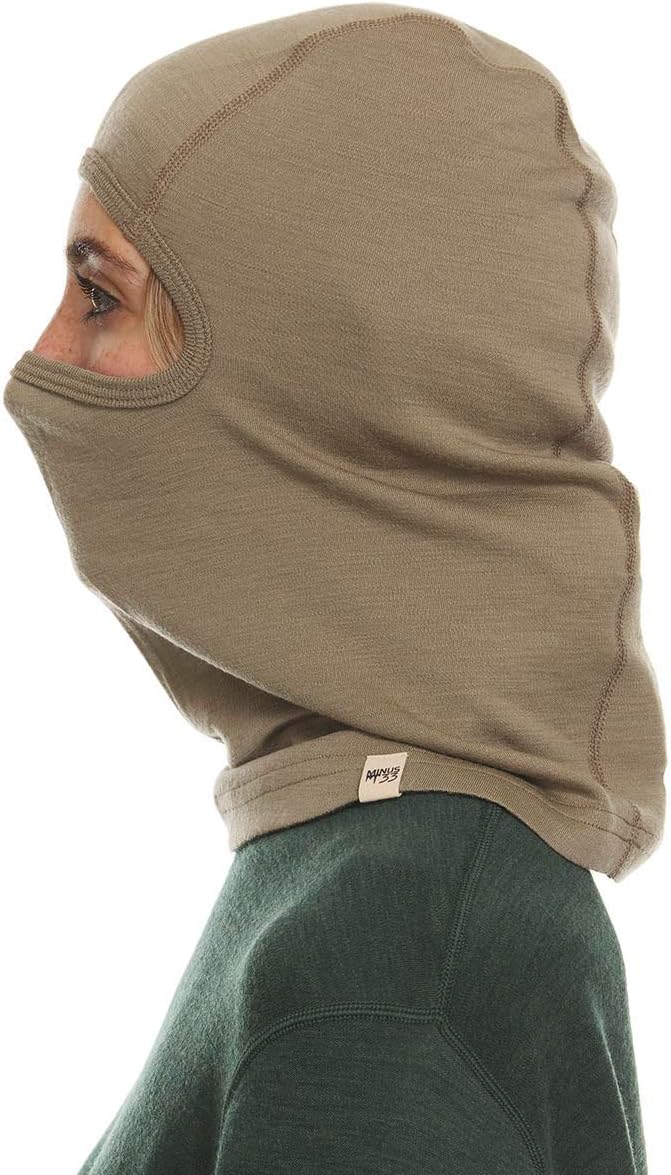 100% Merino Wool Balaclava - Winter Ski Mask - Face Mask - Cold Weather Gear