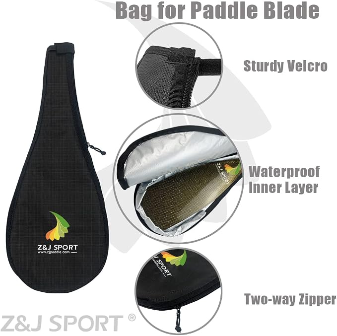 Z&J SPORT Paddle Bag for SUP & Outrigger Canoe Paddle Blade Cover