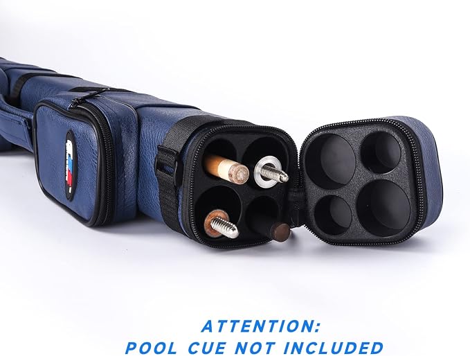 GSE Games & Sports Expert 2x2 Deluxe Hard Billiard Pool Cue Stick Carrying Case, Billiard Cue Case, Billiards Accessories (Several Colors Available)