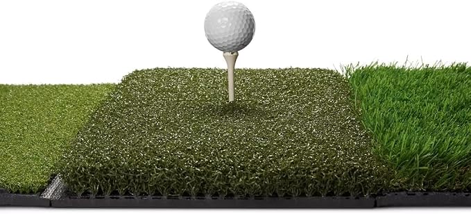 SKLZ Pure Practice Golf Mat Training Aid for Backyard Driving and Chipping