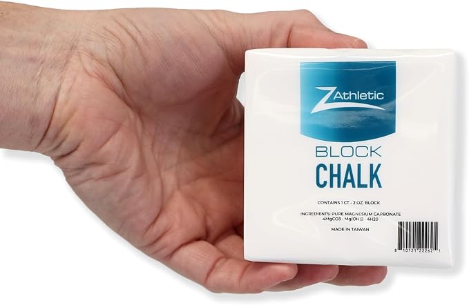 Z Athletic Block Chalk for Gymnastics, Weightlifting, Rock Climbing, Crossfit (Multiple Sizes Available)