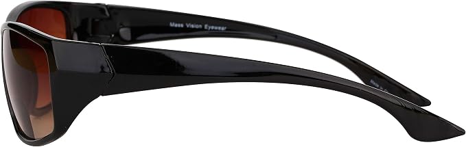 Mass Vision 'The Driver' 2 Pair of Unisex Bifocal Reading Sunglasses with High Definition Amber Lenses - UV400 Protection