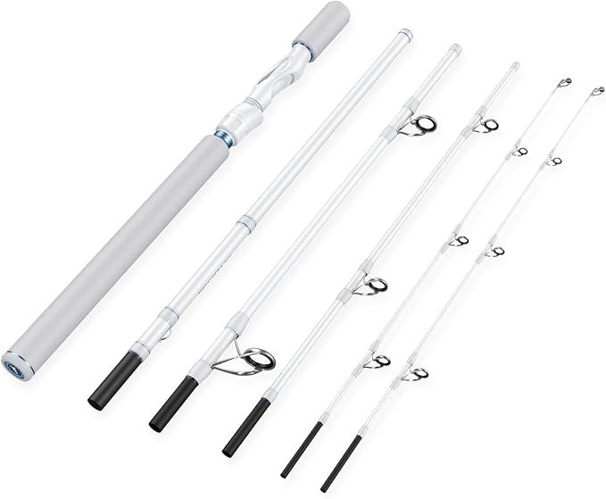 KastKing Centron Lite Travel Fishing Rods with Extra Twin-Tip | Portable 4/5 Piece Fishing Rods, Extra Twin-Tip, IM6 Graphite Blanks, Stainless Steel Guides W/Ceramic Rings, EVA Handle