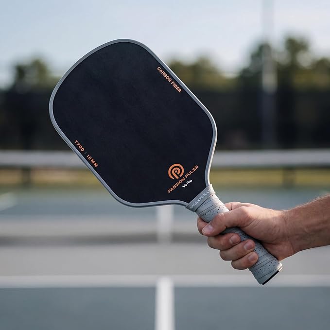 Pickleball Paddles 2026,Carbon Fiber Pickleball Paddle,16mm T700 High Grit & Spin, Professional Pickle Ball Paddles Set Designed for Ultimate Spin & Consistency
