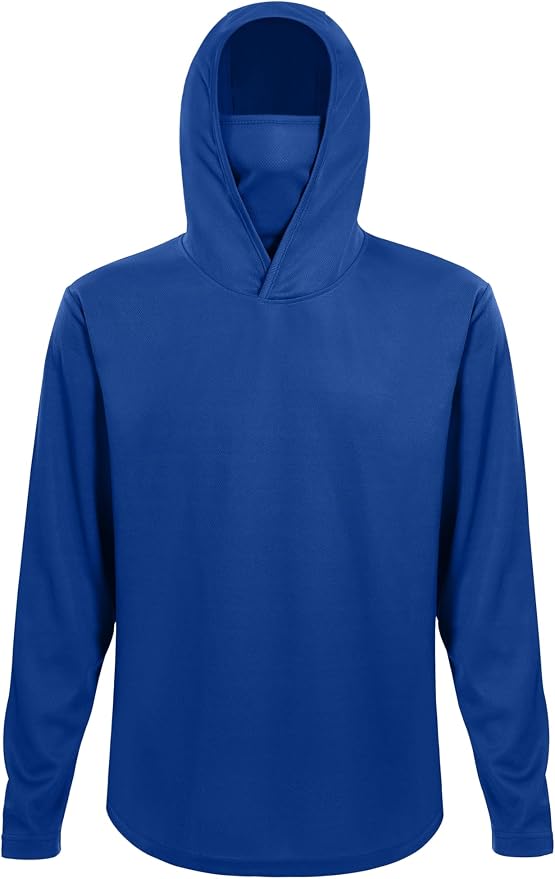 Mens Long Sleeve T-Shirts Casual Crew Neck Tee Shirt Summer Soft Running Swimming Cycling Fishing Tops