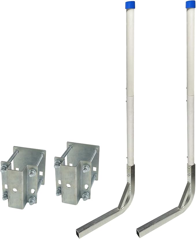 Boat Trailer Guide 31"-48" Adjustable Design, Boat Trailer Guides Poles Kits，Heavy Duty 2PCS Steel Trailer Guide Poles, for Your Ski Boat,Fishing Boat or Sailboat Trailer,More Rust-Prevention