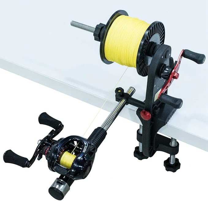 Goture Fishing Line Spooler Winder Machine Reel Spooler Fishing Line Winder Spooler Machine Spooling Station System Fishing Reel Winder Spinning Cast Spincast Trolling Reel