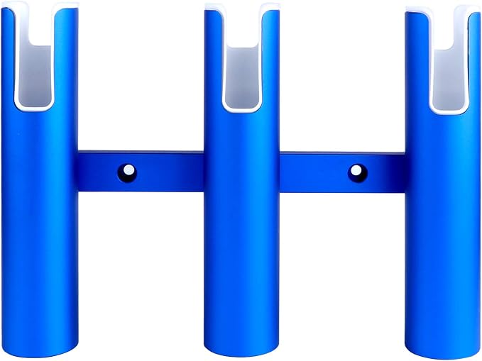 Aluminium Wall-Mounted Fishing Rod Holder for Boat, Garage & Marine - Holds Rods & Poles
