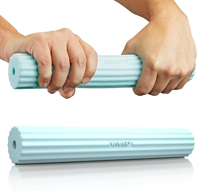 Vive Flex Therapy Bar for Tennis Elbow Relief (X-Light) - Physical Therapy Aid, Improve Tendonitis & Grip Strength- Resistance for Golfers, Hand, Epicondylitis, Equipment- Strengthens Wrist & Forearm