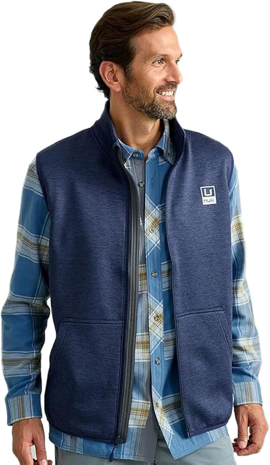 HUK Men's Coldfront+ Vest, Insulated, Water-resistant Outdoor Layer for Cold Weather Activities