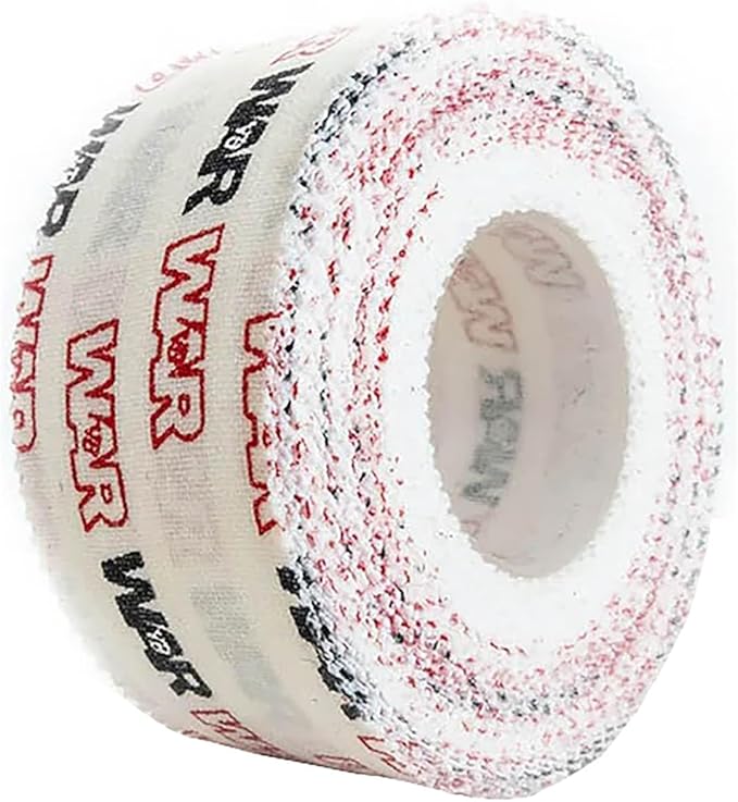 WAR Tape EZ Rip Premium Athletic Medical Sports Tape | No Sticky Residue | 30 ft Rolls | Best for Athletes & Trainers | Ideal for Fingers, Ankles, Wrists, and Equipment | 1 Inch (Pack of 2)