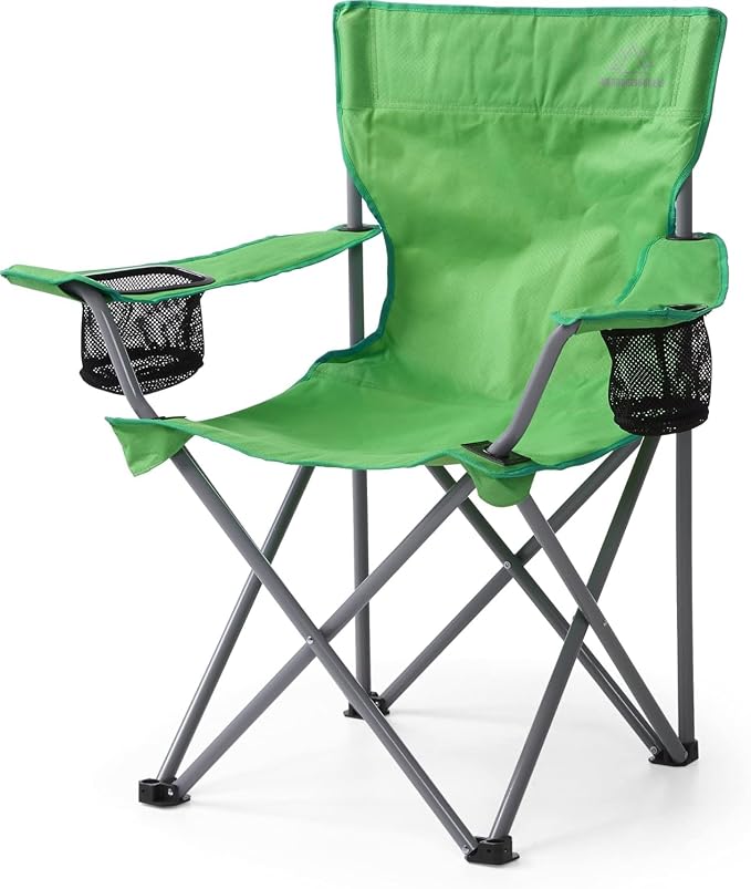 Anytime Chair for Camping, Sports, and The Outdoors w/Carry Bag, Camping Chairs for Adults, Folding Chair for Outside