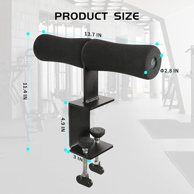 Nordic Hamstring Curl Squat Rack Attachment: Leg & Ab Workout for Power Rack Nordic Hamstring Curl, Sit-ups, Bulgarian Split Squat for Home Gym