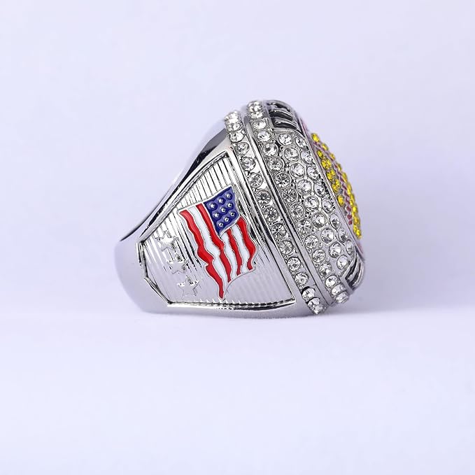 12 pcs Pack League Champions Finalist Softball Championship Awards Trophy Ring Softball Team Awards Softball Players Awards Size 9.5