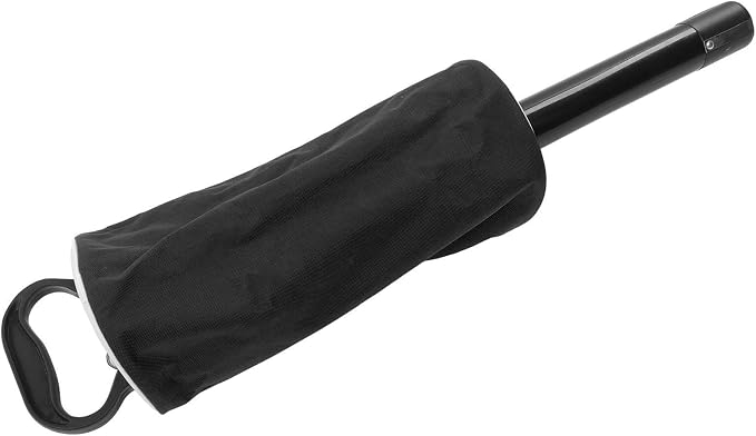 Ball Retriever with Detachable Tube | Holds 80 Balls | Rubber Handle & Nylon Bag | No Bend Pickup for Driving Range/Practice/Outdoor