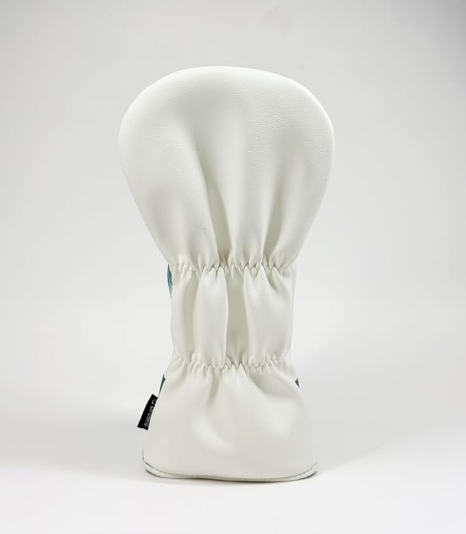 Golf Driver Headcover birdskie Premium Leather Head Cover. Digitally Printed and Embroidered Design. Head Cover for Your Driver by birdskie.