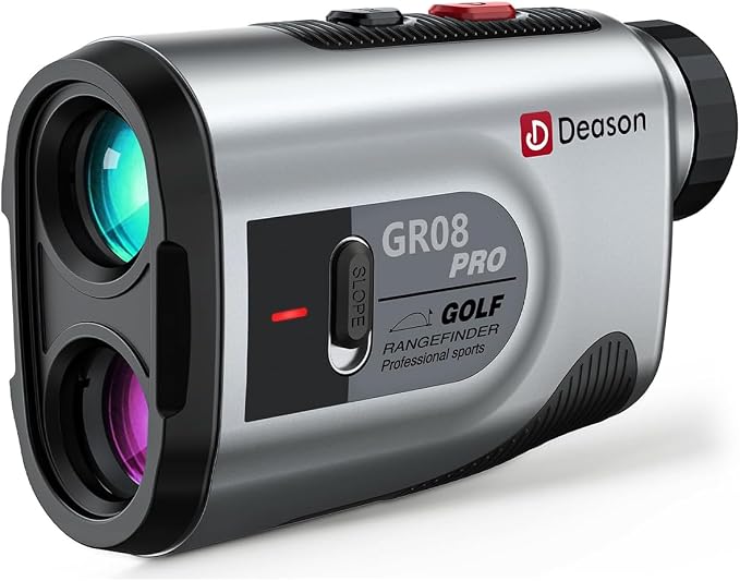Golf Rangefinder with Slope,7X Magnification Laser Rangefinder, 1300Yards Rechargeable Range Finders Golfing with Flag Lock Vibration,Speed Mode for Hunting Shooting