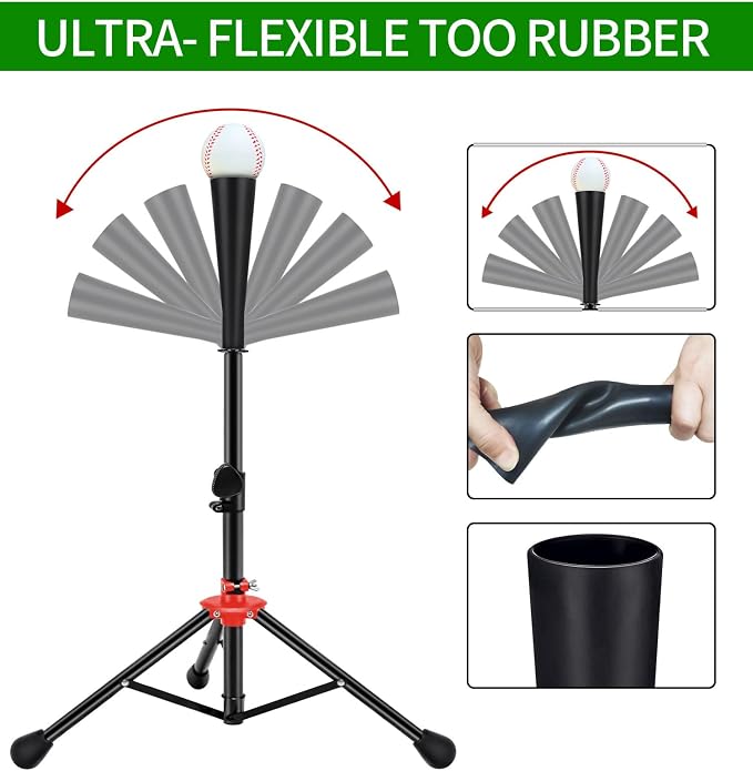 7x7ft/8x8ft Baseball Softball Net with Steel Frame for Batting, Hitting, Pitching, Portable Baseball Batting Net with Carry Bag, Great for All Levels