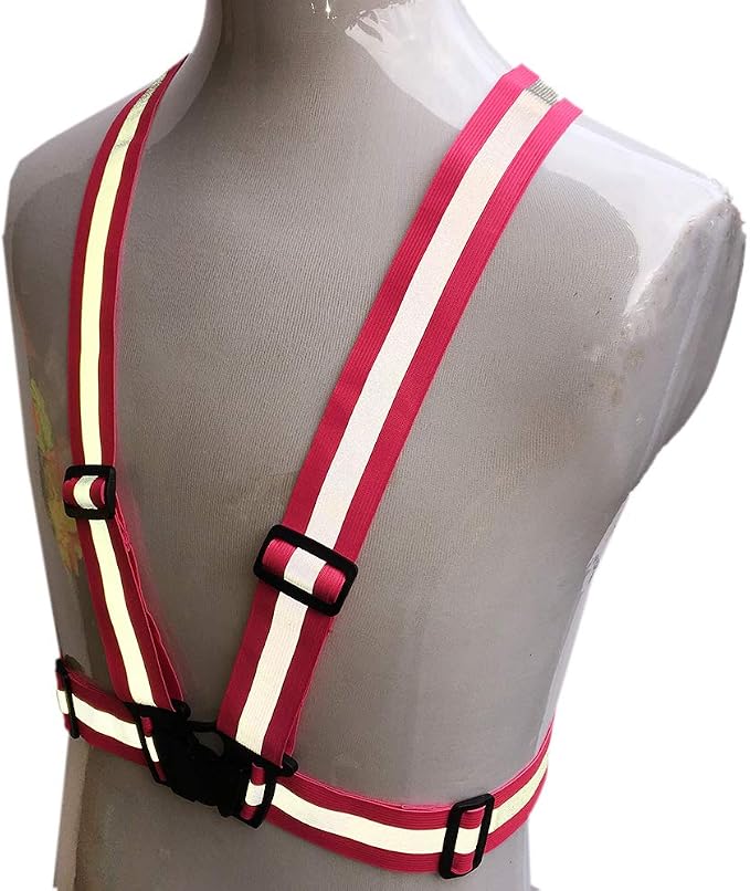 ZOJO Safety Vests,10 Packs | Lightweight, Adjustable | Fit for Work, ( Neon Pink)