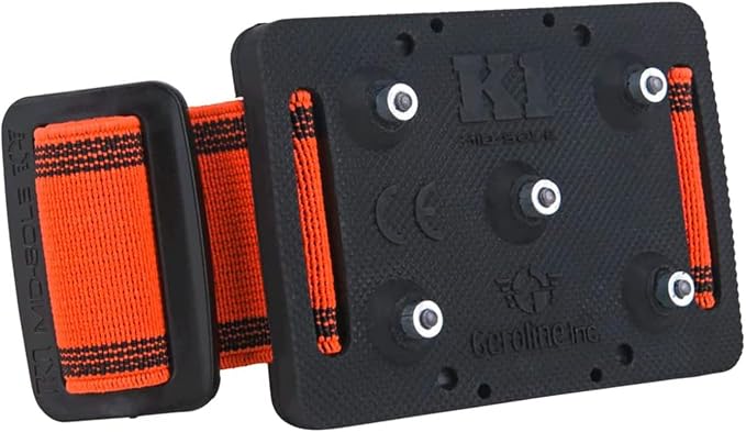 K1 Mid-Sole Ice Cleats for Men & Women - Rotatable Traction Aids For Winter Snow - Hi Vis - Original