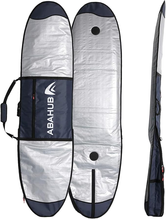 Abahub Premium Surfboard Travel Bag, Foam Padded Surf Board Cover, Shortboard Carrying Bags for Surfing, Outdoor, Airplane, Car, Truck,Size 6'0, 7'0, 7'6, 8'0, 8'6, 9'0, 9'6, 10'0