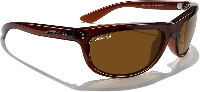 MERRY'S Wrap Around Sport Polarized Sunglasses for Men Women Driving Fishing UV400 Protection