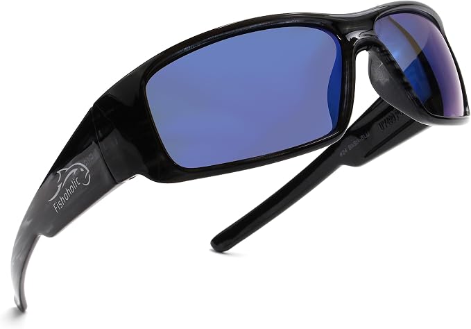 Fishoholic Polarized Fishing Sunglasses UV400 (14 Options) Fishing Gift with Hard Case & Pouch