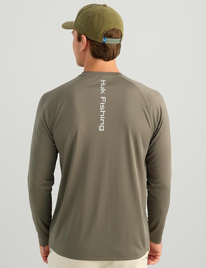 HUK Men's Pursuit Vented Long Sleeve Fishing Shirt (+30 UPF)