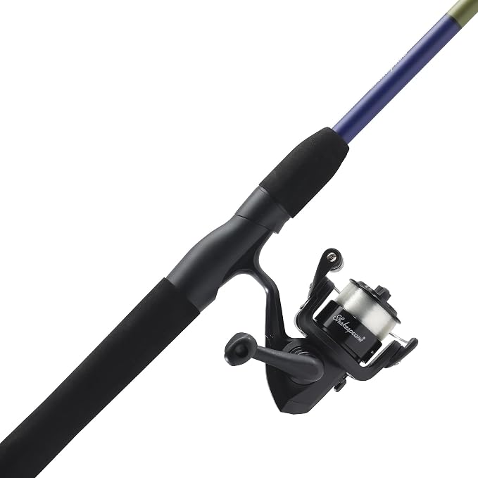 Shakespeare Catch More Fish Spinning Reel and Fishing Rod Combo with Kit