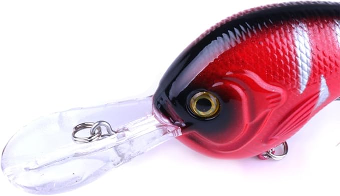 Fishing Lures Kit Mix Includes Minnow Popper Crankbait and Fish Hook for Fishing Saltwater Freshwater Trout Bass Salmon