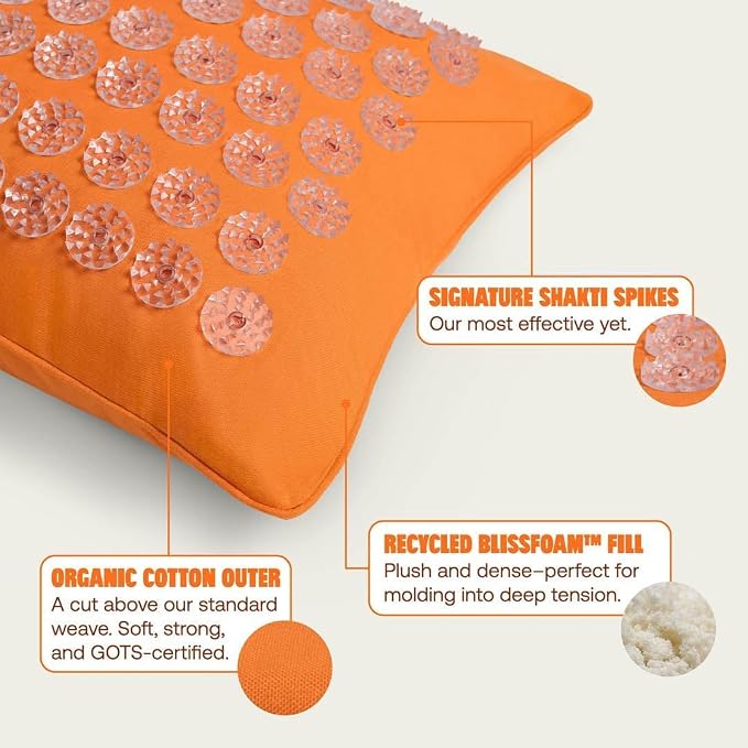 ShaktiMat Acupressure Pillow for Relaxation, Massage Neck Muscles, Relieve Stress & Tension, Similar to Acupuncture, No Needles Required