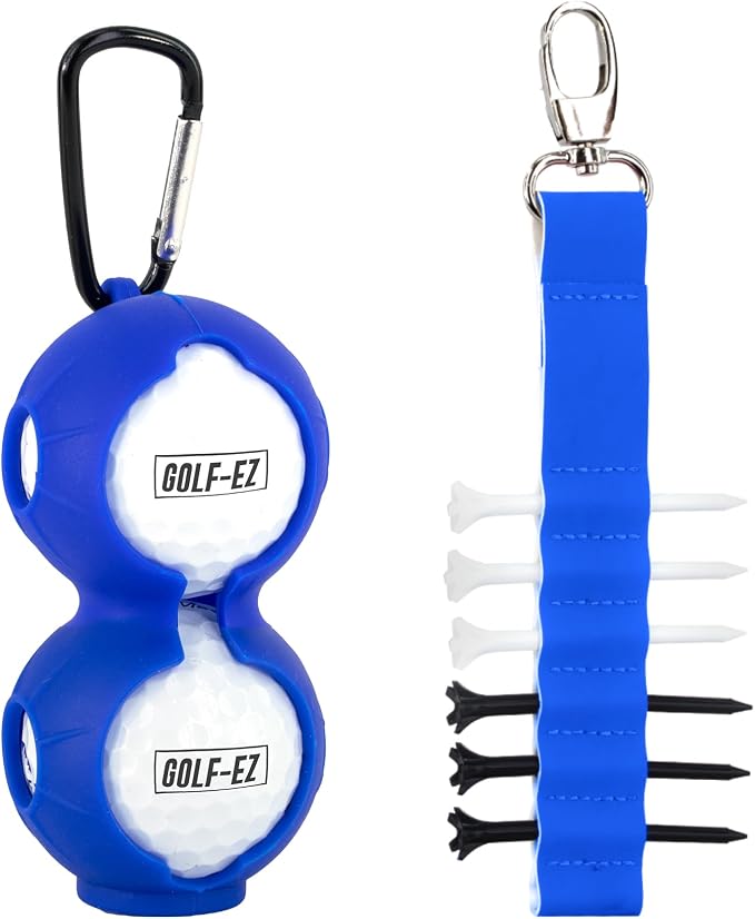 Golf Essentials Kit | Must-Have Accessories – Water Brush, Towel, Club Brush, Ball Marker, Divot Repair Tool, Ball & Tee Holder, Golf Gifts for Men & Women