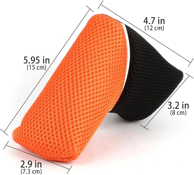 Craftsman Golf Orange Headcover 11pcs/Set Neoprene Iron Headcover+ Red Blade Putter Head Cover