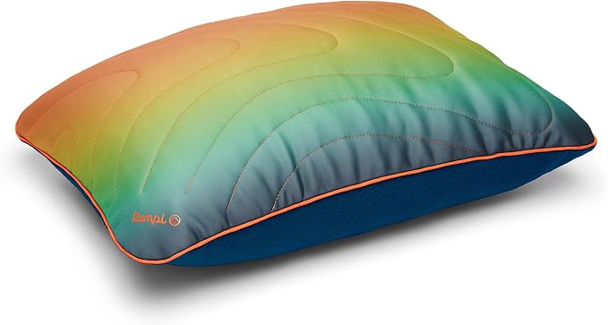 Rumpl Camp Pillow - Packable, Adjustable Comfort for Outdoors and Travel, Baja Fade