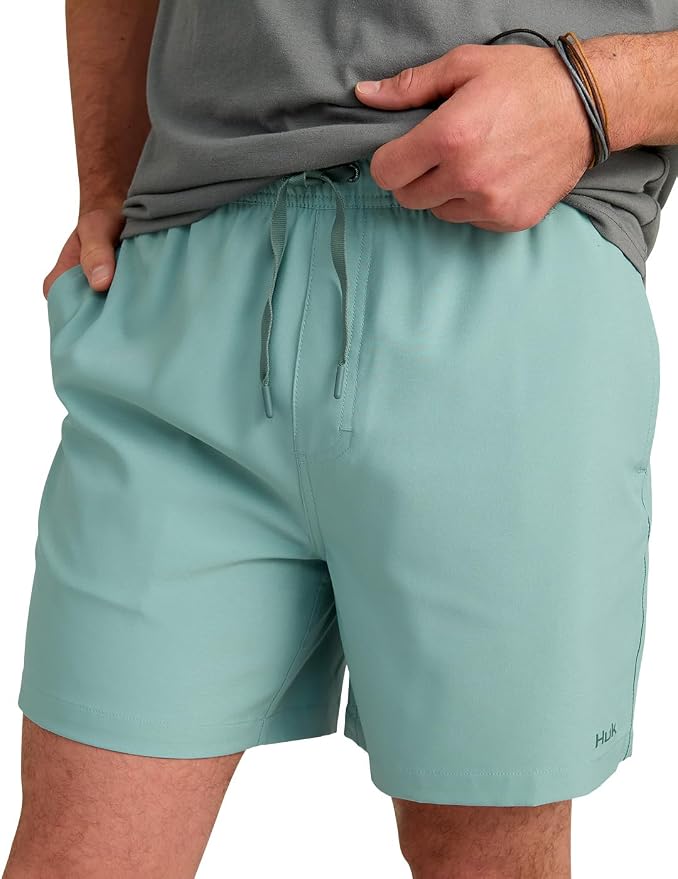 HUK Men's Pursuit Volley Short, Quick-Dry Fishing Shorts for Men