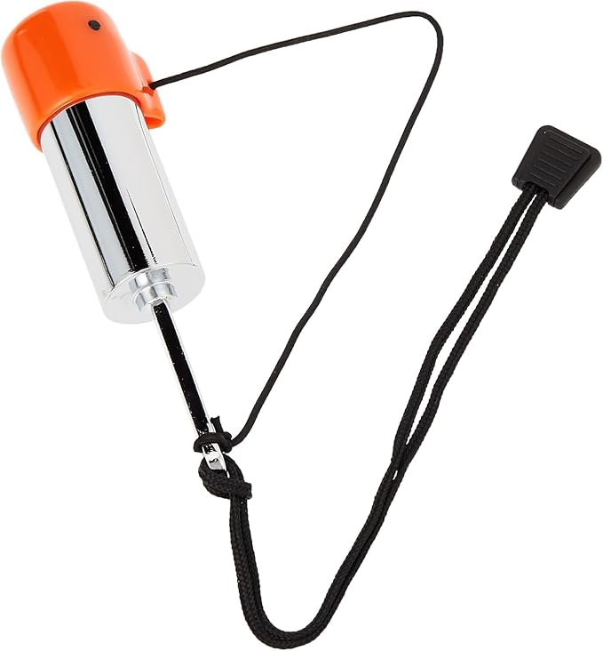 Scuba Choice Scuba Diving Safety Tank Rattle Stick Signal Bell, Loud Underwater Sound, 4.75” Compact Design, Noise-Free Storage Cover, Ideal for Scuba & Snorkeling