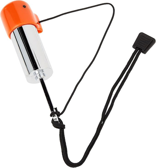 Scuba Choice Scuba Diving Safety Tank Rattle Stick Signal Bell, Loud Underwater Sound, 4.75” Compact Design, Noise-Free Storage Cover, Ideal for Scuba & Snorkeling