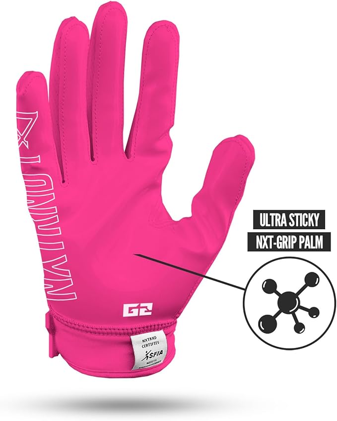 Nxtrnd G2 Pro Football Gloves, Men's Ultra Sticky Elite Receiver Gloves