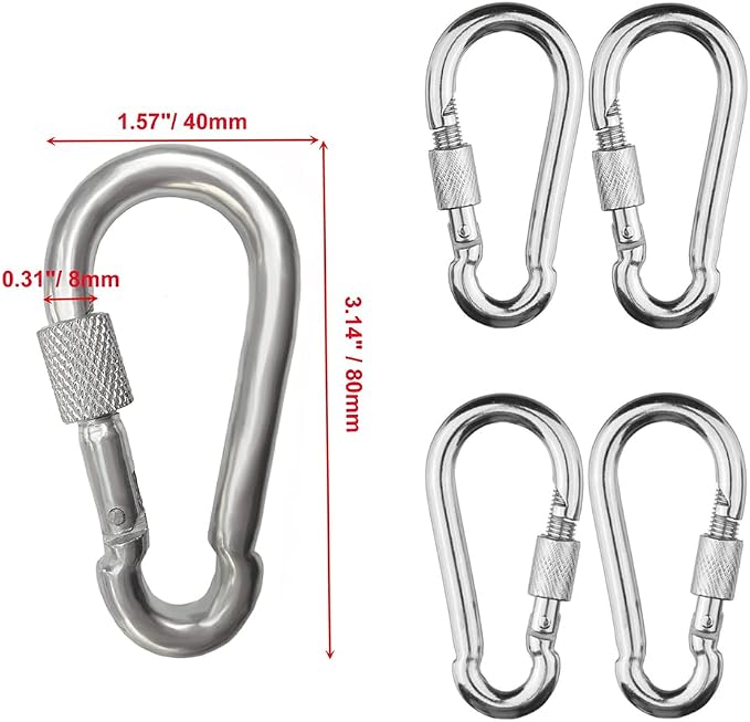 60-Inch Fully Plastic Coated Chains (2) With 4 Free Quick Links - Anti-Rust Iron Link for Playground Kids Tree Swing Seat Support 660 Lb - Set Accessories and Replacement