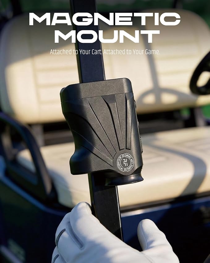 Range Finder Golf 1700 Yards - Golf Rangefinder with Slope, Magnetic Stripe - 6.5X Magnification, Flag Pole Locking Vibration - 0.5 Yard Accuracy Golf Laser Rangefinder, Rechargeable Range Finders