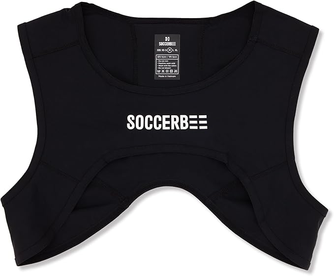SOCCERBEE X-Vest - Chest-Open GPS Tracker Vest for Outdoor Team Sports Athletes-Soccer, Football, Rugby, and Lacrosse