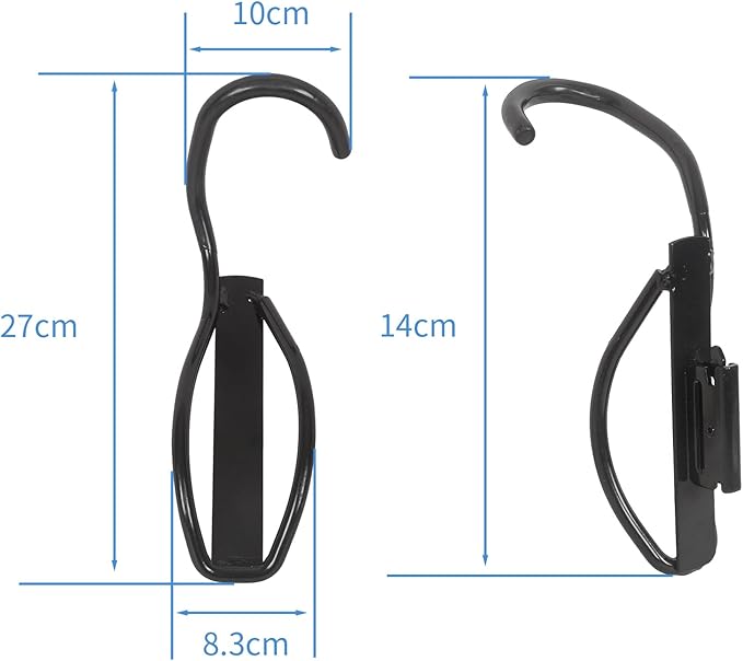 E-Track Bike Wall Mount, Quick Install Bike Hangers Storage Rack for E-Track (2 Pack)